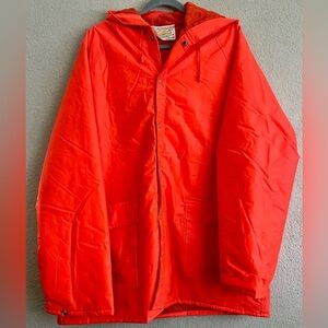 Vintage Sportsman Choice Hunting Orange Rain Jacket-Men’s L/Large-Hunter-Outdoor